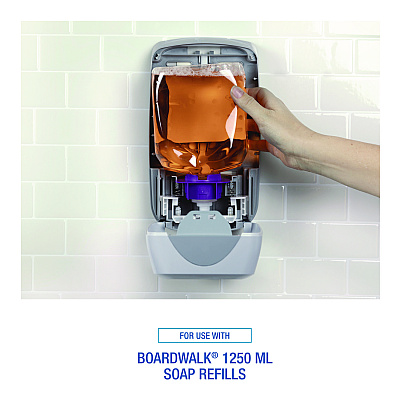 Boardwalk Soap Dispenser, 1,250 mL, 6.1 x 10.6 x 5.1, Gray (BWK8350)