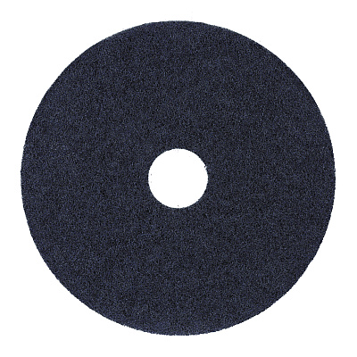 Boardwalk Stripping Floor Pads, 14" Diameter, Black, 5/Carton (BWK4014BLA)