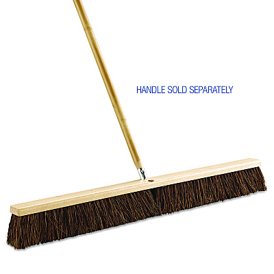 Boardwalk Floor Brush Head, 3.25" Brown Palmyra Fiber Bristles, 36" Brush (BWK20136)
