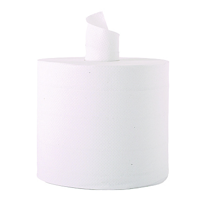 Windsoft Center-Flow Perforated Paper Towel Roll, 7.3 x 15, White, 6 Rolls/Carton (WIN1420B)