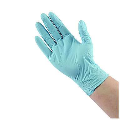 Boardwalk Disposable Examination Nitrile Gloves, Large, Blue, 5 mil, 100/Box (BWK382LBXA)