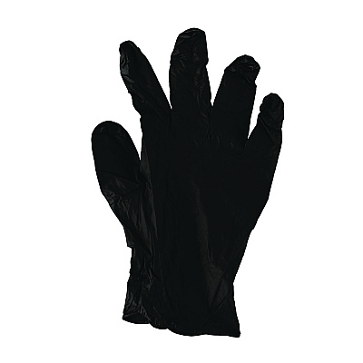 Boardwalk Disposable General-Purpose Powder-Free Nitrile Gloves, X-Large, Black, 4.4 mil, 100/Box, 10 Boxes/Carton (BWK396XLCTA)