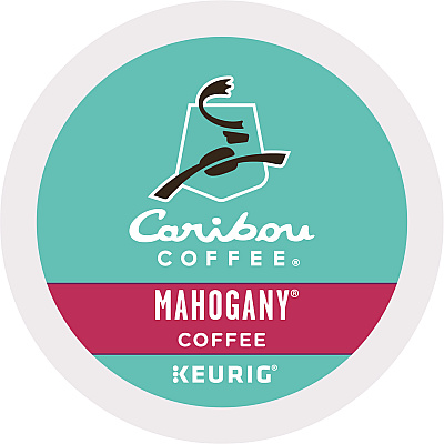 Caribou Coffee Mahogany Coffee K-Cups, 96/Carton (GMT6990CT)