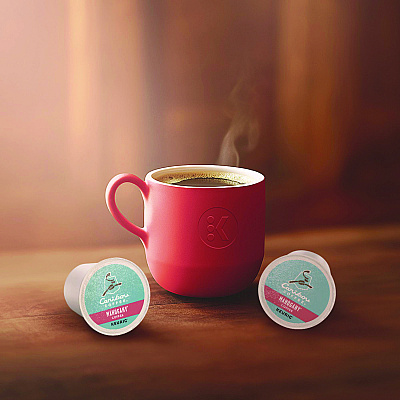 Caribou Coffee Mahogany Coffee K-Cups, 96/Carton (GMT6990CT)