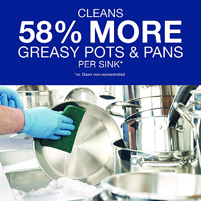 Dawn Professional Professional Manual Pot and Pan Dish Detergent, Original Scent, 5 gal Bottle, 34/Pallet (PGC12310)
