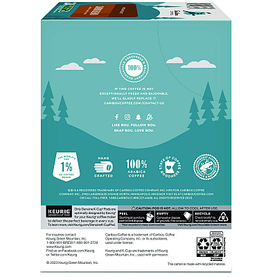 Caribou Coffee Caribou Blend Coffee K-Cups, 96/Carton (GMT6992CT)