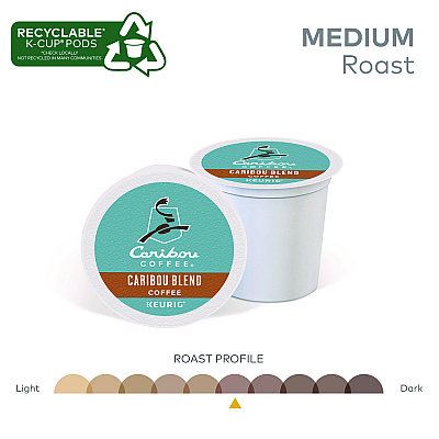 Caribou Coffee Caribou Blend Coffee K-Cups, 96/Carton (GMT6992CT)