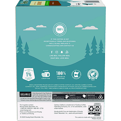 Caribou Coffee Caribou Blend Decaf Coffee K-Cups, 96/Carton (GMT6995CT)