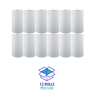 Boardwalk Kitchen Roll Towel, 2-Ply, 11 x 8.5, White, 250/Roll, 12 Rolls/Carton (BWK6273)