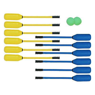 Champion Sports Soft Polo Set, 24" Long, (12) Sticks/(2) 7" Balls (CSIPXSET)
