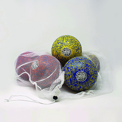 Champion Sports Rhino Skin Spider Dodgeball Set, 6.3" Diameter, Assorted Colors, 6/Set (CSIRXSPDRSET)