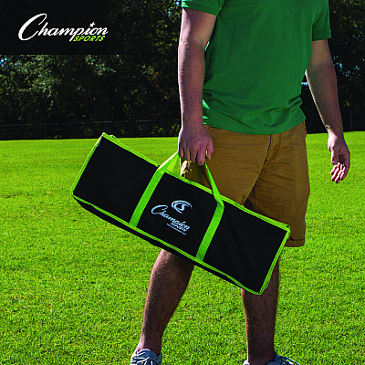 Champion Sports Pro Ladder Golf Game Set, (2) 22" x 37.5" Ladders/Six Bolas/Carry Bag (CSILGSTPRO)