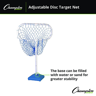 Champion Sports Disc Target Game Net, 30" x 12" x 24" to 36" h (CSIFSGAME)