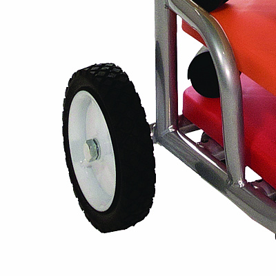 Champion Sports Scooter Storage Cart, Metal, 132 lb Capacity, 16 x 32 x 48, Silver (CSISC036)