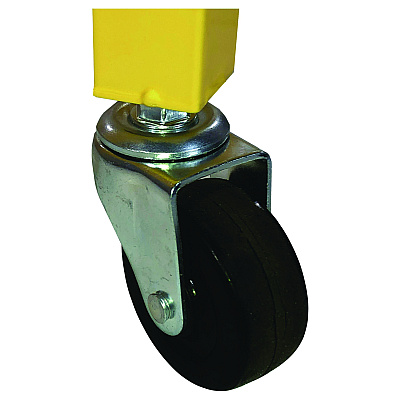 Champion Sports Full Size Lockable Ball Locker, Metal, 132 lb Capacity, 24 x 42 x 29.75, Yellow (CSILRCL)