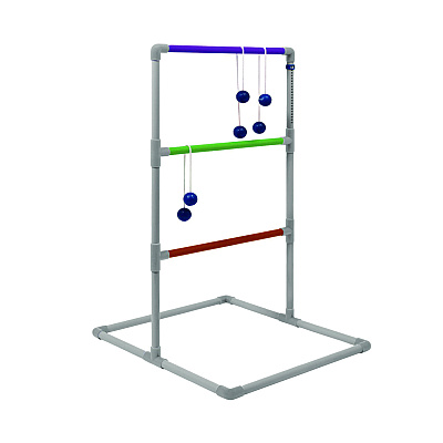 Champion Sports Pro Ladder Golf Game Set, (2) 22" x 37.5" Ladders/Six Bolas/Carry Bag (CSILGSTPRO)