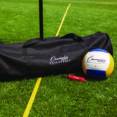 Champion Sports Tournament Series Volleyball Set, with Carry Bag (CSICG204)