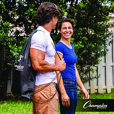 Champion Sports Ladder Ball Game Set, (2) 22" x 37.5" Ladders/(6) Bolas/Carry Bag (CSILGSTSET)
