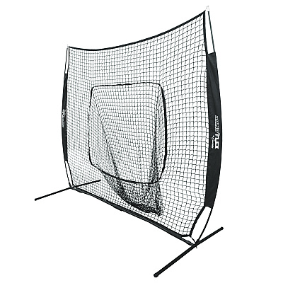 Champion Sports Rhino Portable Training Net, 7 ft x 7 ft (CSIRBM77)