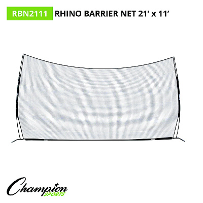 Champion Sports Rhino Flex Barrier Net, 21 ft  x 11 ft (CSIRBN2111)