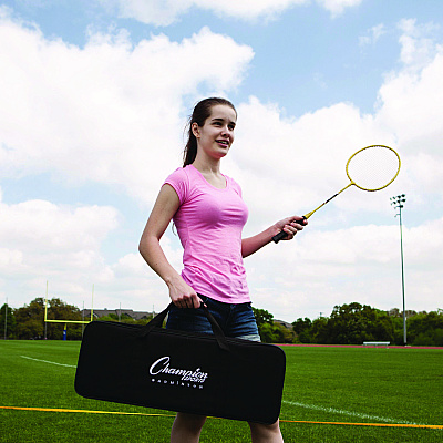Champion Sports Deluxe Badminton Tournament Set, 28" x 11" (CSICG203)