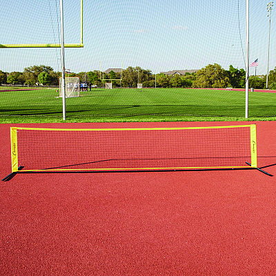 Champion Sports Tennis Net Set with 2 Rackets and 2 Tennis Balls (CSIPTNSET)