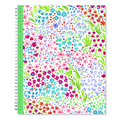 Blue Sky Ditsy Dapple Light CYO Cover Weekly/Monthly Lesson Planner, 9 Classes, 11 x 8.5 Sheets, 12-Month (July to June), 2025 to 2026 (132002)