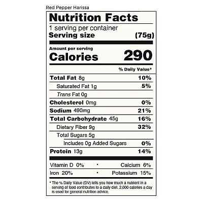 ZENB Instant Meals, Red Pepper Harissa Pasta, 2.8 oz Bowl, Dozen (OFX02839)