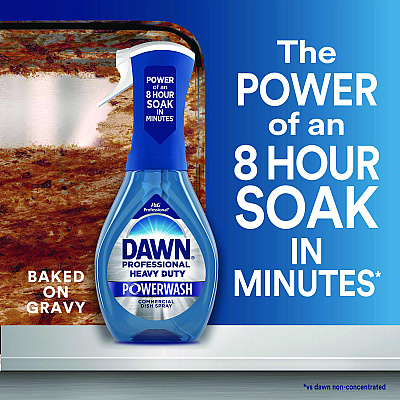 Dawn Professional Heavy Duty Powerwash Commercial Dish Spray, 16 oz, 6 Pack: 1 Starter Kit Plus 5 Refills (PGC15264)