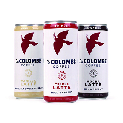 La Colombe Draft Latte Cold Brew, Assorted Flavors, 9 oz Can, 12/Carton (GRR22002272)