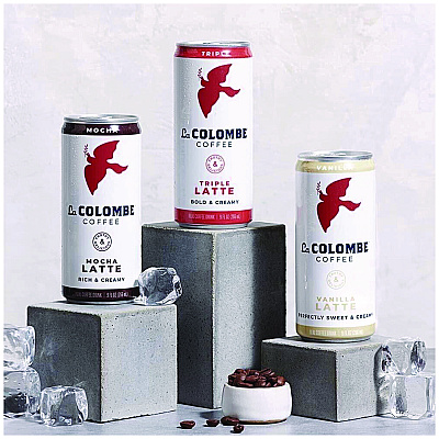 La Colombe Draft Latte Cold Brew, Assorted Flavors, 9 oz Can, 12/Carton (GRR22002272)