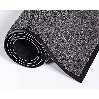 Crown Rely-On Olefin Indoor Wiper Mat, 36 x 120, Charcoal (CWNGS0310CH)