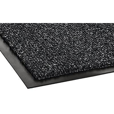 Crown Cross-Over Indoor/Outdoor Wiper/Scraper Mat, Olefin/Poly, 36 x 60, Gray (CWNCS0035GY)
