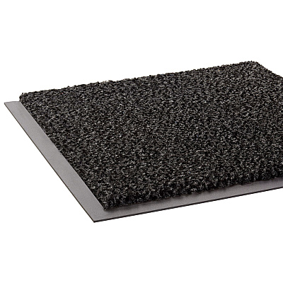 Crown Dust-Star Microfiber Wiper Mat, 36 x 120, Charcoal (CWNDS0310CH)