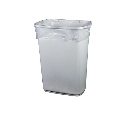 Heritage Linear Low-Density Can Liners, 16 gal, 0.5 mil, 24" x 32", Clear, 500/Carton (HERH4832MCR01)