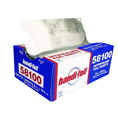 HFA Alum Foil Sh 8X10.75  Silv 500 (HFA58100)