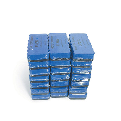 TPG Creations Magnetic Whiteboard Eraser, 2 x 4 x 1, 6/Pack (TPG35224)