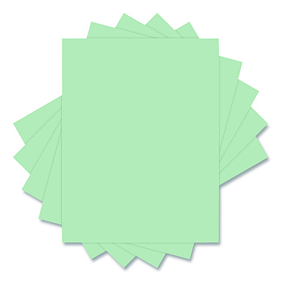 Universal Deluxe Colored Paper, 20 lb Bond Weight, 8.5 x 11, Green, 500/Ream (UNV11203)