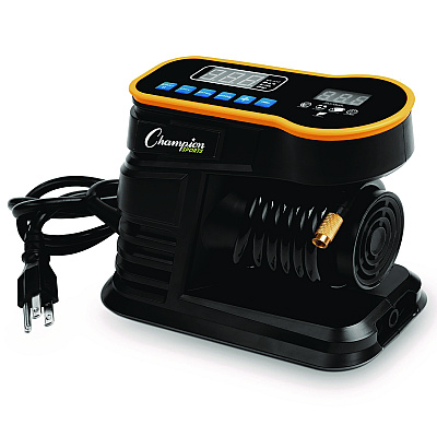 Champion Sports Digital Electronic Inflator, 0.78 cu ft/min, 30 psi, 70" Cord (CSIDIGX)