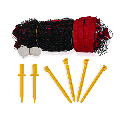 Champion Sports Deluxe Badminton Set, 20 ft Net with 4 Rackets, 2 Shuttlecocks (CSIDBSET)