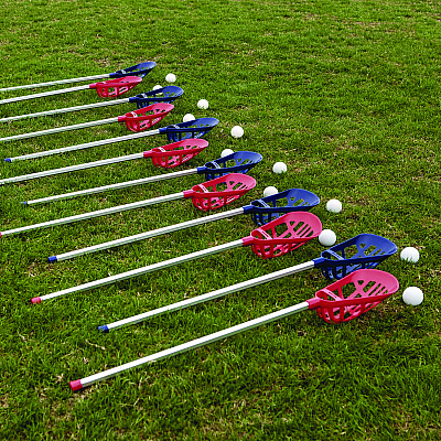 Champion Sports Soft Lacrosse Set, 6 Balls/12 Sticks (CSILAXSR)
