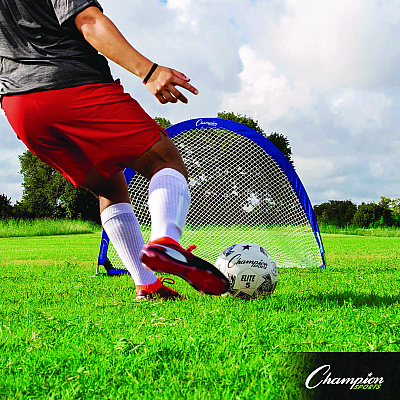 Champion Sports Extreme Pop-Up Soccer Goal with Carrying Bag, 48  x 30 (CSISG4830)