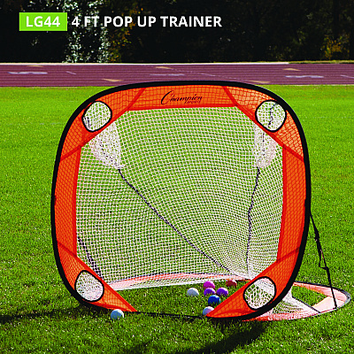 Champion Sports Lacrosse Pop Up Target Trainer, 4 ft x 4 ft (CSILG44)