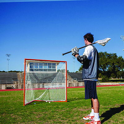 Champion Sports Pro High School Lacrosse Goal, 6 ft x 6 ft, 1.65" dia Frame (CSILNGHS)
