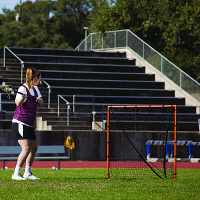 Champion Sports Backyard Lacrosse Goal & Net, 4 ft x 4 ft, 1.25" dia Frame (CSILNGL44)