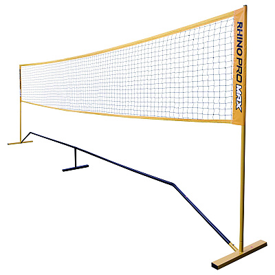 Champion Sports Rhino Port-A-Net Set, 36" to 60" x 18 ft, 1" dia Frame (CSIPA18SET)