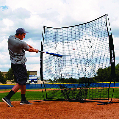 Champion Sports Rhino Portable Training Net, 7 ft x 7 ft (CSIRBM77)