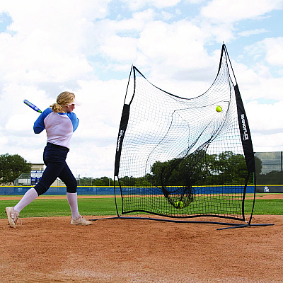 Champion Sports Rhino Portable Training Net, 7 ft x 7 ft (CSIRBM77)
