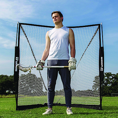 Champion Sports Rhino Flex Lacrosse Goal, 6 ft x 6 ft, 1" dia Frame (CSIRFLG)