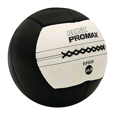 Champion Sports Rhino Promax Medicine Ball, 30 lb, Black (CSIRPX30)